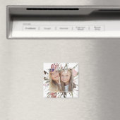 Aimant Bouquet floral Whimsical Photo (In Situ (Lave-vaisselle))