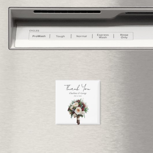 Aimant Bouquet Mariage rustique Fleur mariage Faveurs (In Situ (Lave-vaisselle))