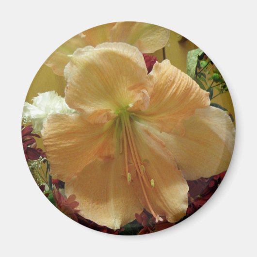 Aimant Bouquet rose Lily (Devant)