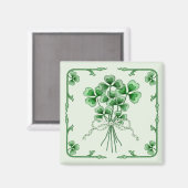 Aimant Bouquet shamrock 2 (Recto/Verso)