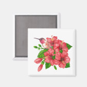 Aimant Bouquet tropical (Recto/Verso)