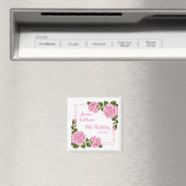 Aimant Bouquets d'angle rose joli pour 18 ans (In Situ (Lave-vaisselle))