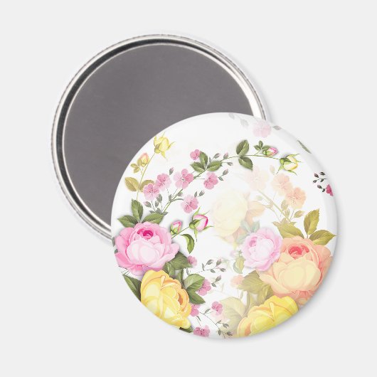 Aimant Bouquets de Roses 4 (Recto/Verso)