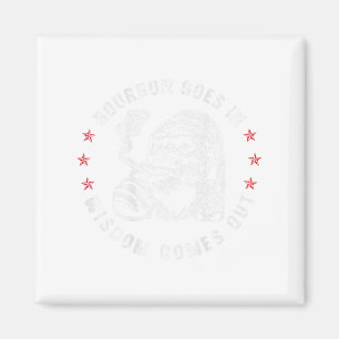 Aimant Bourbon Va Dans La Sagesse Sortit Le Whiskey Singe