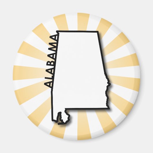 Aimant Bourse d'or de l'Alabama (Devant)