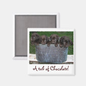 Aimant Bout d'aimant au chocolat (Recto/Verso)