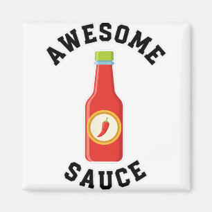 Aimant Bouteille de Sauce Awesome au Poulet