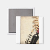 Aimant Bouteille de vin (Recto/Verso)