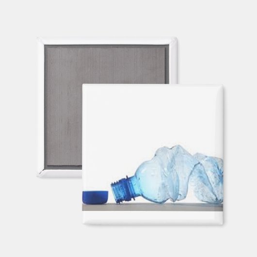 Aimant Bouteille d'eau Recyclée (Recto/Verso)