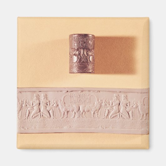 Aimant Bouteille et impression Akkadian (Devant)