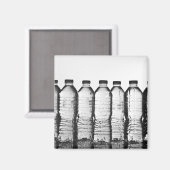 Aimant Bouteilles d'eau en studio (Recto/Verso)