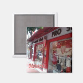 Aimant BOUTIQUE zMC040 À MONACO, Réfrigérateur (Recto/Verso)