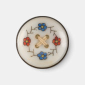 Aimant Bouton à coudre Vintage mignon (Devant)