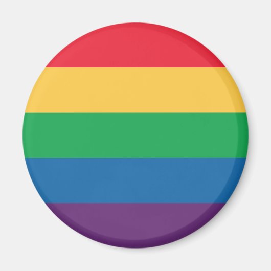 Aimant Bouton Arc-en-ciel - Bouton d'inclinaison (Devant)