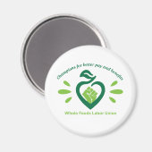 Aimant Bouton avec texte (Recto/Verso)