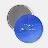 Aimant Bouton Bonne Anniversaire (Recto/Verso)
