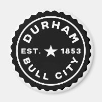 Bouton Date de Durham Bull City