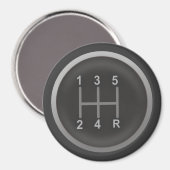 Aimant Bouton de changement d'engrenage pour Geeks Nerd (Recto/Verso)