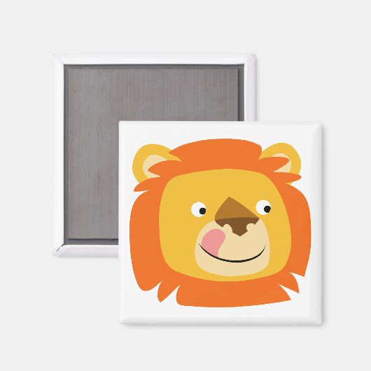 Aimant bouton de lion (Recto/Verso)