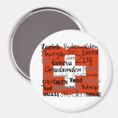 Aimant Bouton Lg des cantons suisses (Recto/Verso)