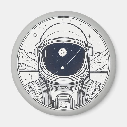 Aimant Bouton magnétique avec conception de l'espace (Devant)