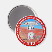 Aimant Bouton magnétique MDRS Crew 147 (Recto/Verso)