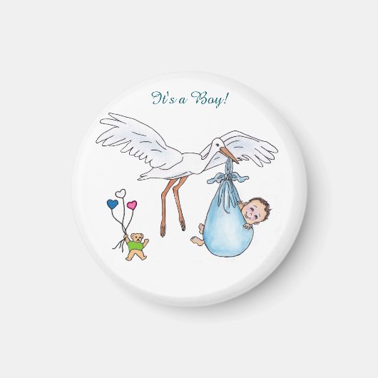Aimant Bouton maman enceinte (Devant)