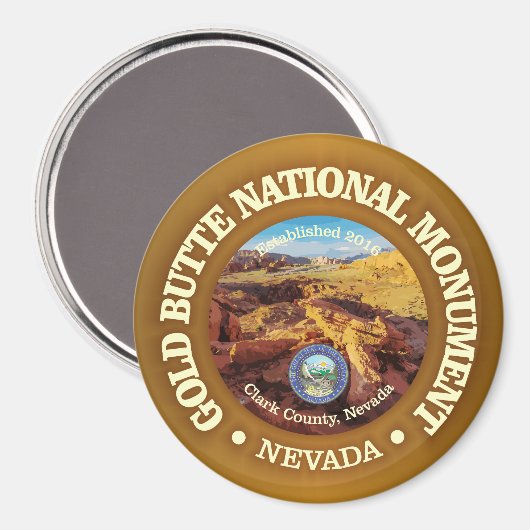 Aimant Bouton Or (NM) (Recto/Verso)