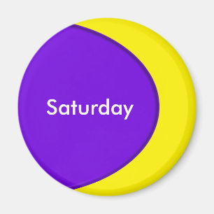 Aimant BOUTON OVAL - violet + votre texte et vos idées