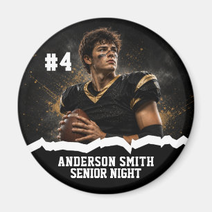 Aimant Bouton personnalisé avec photo de football pour la