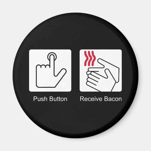 Aimant Bouton poussoir, Bacon de réception - Distributeur (Devant)