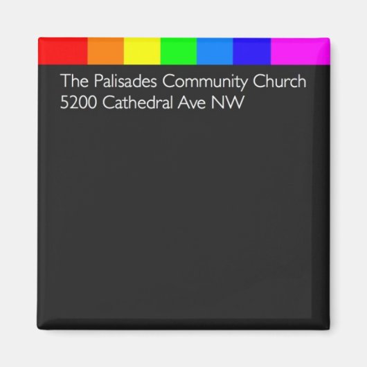 Aimant Bouton Pride (Devant)