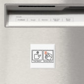 Aimant Bouton Push, Bacon de réception (In Situ (Lave-vaisselle))