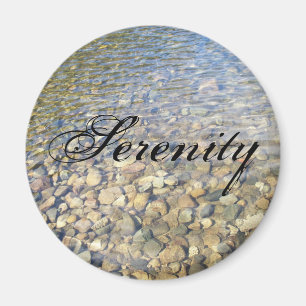 Aimant Bouton Serenity Lake Rock