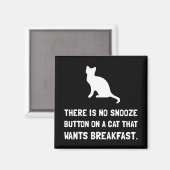 Aimant Bouton Snooze Chat (Recto/Verso)