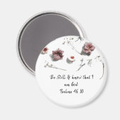 Aimant Bouton Toujours Floral (Recto/Verso)