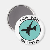 Aimant Bouton Vols Pas Sentiments (Recto/Verso)