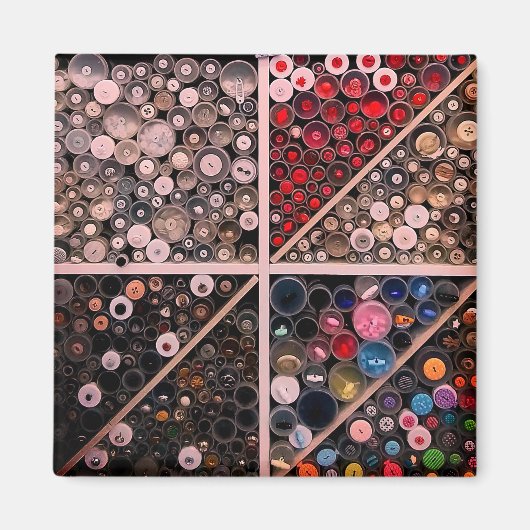 Aimant Boutons, au marché de Durham (Devant)