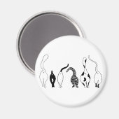 Aimant Boutons de chat (Recto/Verso)