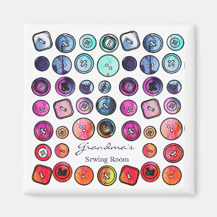 Aimant Boutons de couture personnalisés