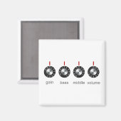 Aimant Boutons de guitare Amp (Recto/Verso)