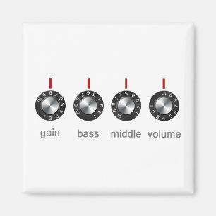 Aimant Boutons de guitare Amp