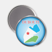 Aimant Boutons de pays africains (Recto/Verso)