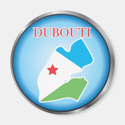Aimant Boutons de pays africains (Devant)