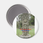 Aimant Boutons de ruines de cuivre et porte - clé (Recto/Verso)