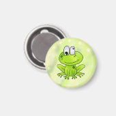 Aimant Boutons, grenouille amusante (Recto/Verso)