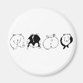 Aimant Boutons Hamster (Devant)