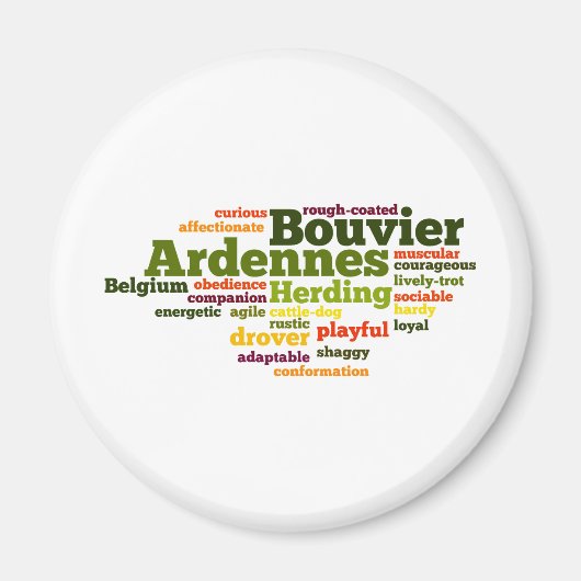 Aimant Bouvier des Ardennes (Devant)