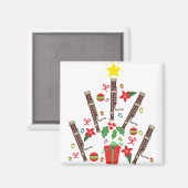 Aimant Bouvon noël ornement femmes hommes (Recto/Verso)