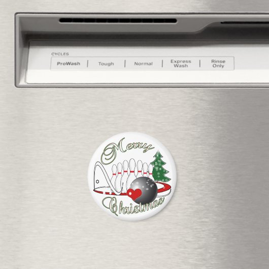 AIMANT BOWLER / BOWLING MERRY NOËL (In Situ (Lave-vaisselle))